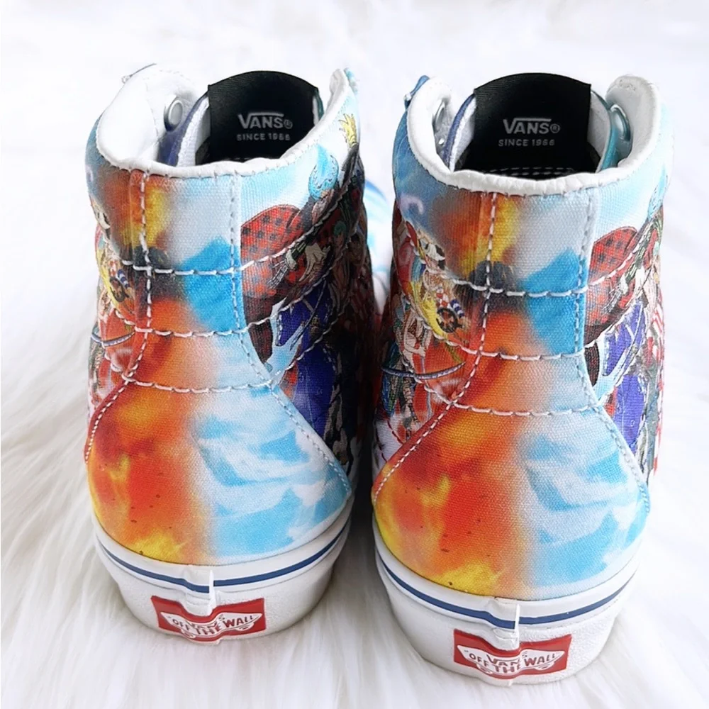 •HP• Vans x One Piece Sk8-Hi Punk Hazard Skate Sneakers - Picture 10 of 16